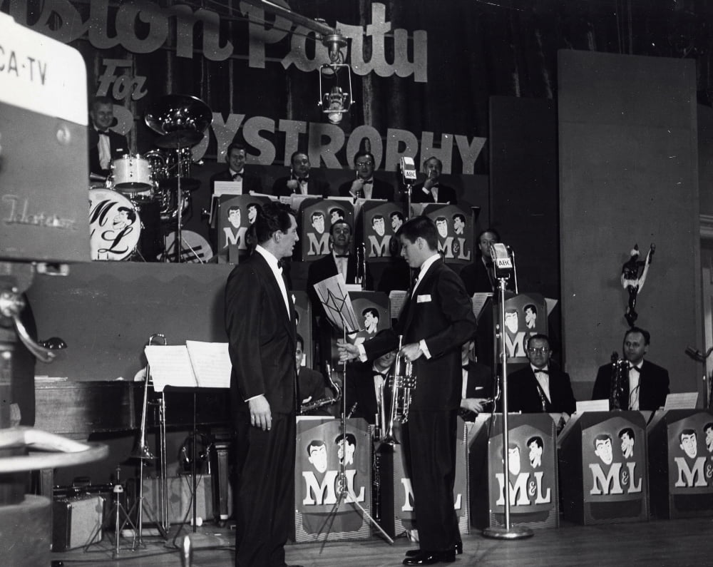 Martin and Lewis vintage television set photo print