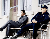 In The Heat of the Night photo print featuring Sidney Poitier and Rod Steiger
