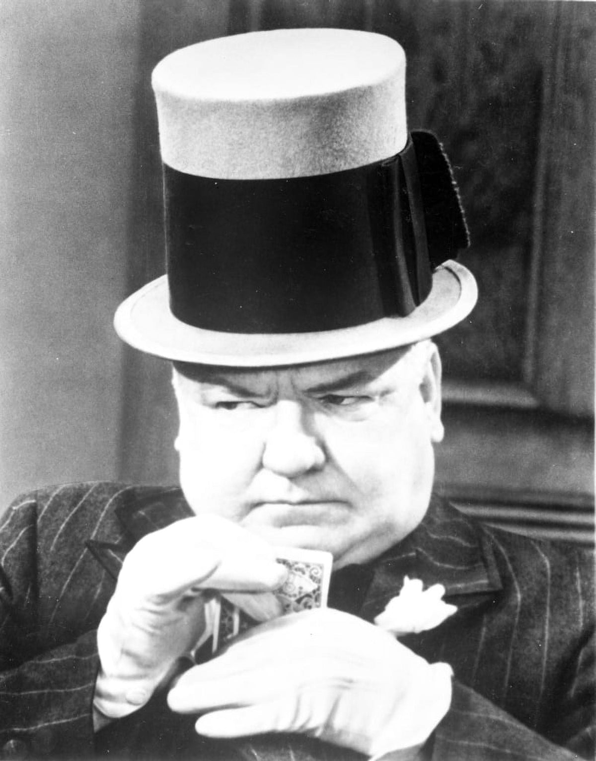 W.C. Fields photo print showcasing classic comedy charm.