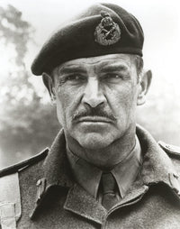 Sean Connery wearing a beret photo print.