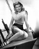 Doris Day Vintage Pinup Black and White Photo Print