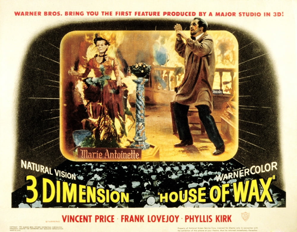 House of Wax Vincent Price 1953 Movie Masterprint Poster