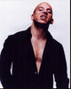 Vin Diesel in unbuttoned black shirt photo print, stylish and captivating.
