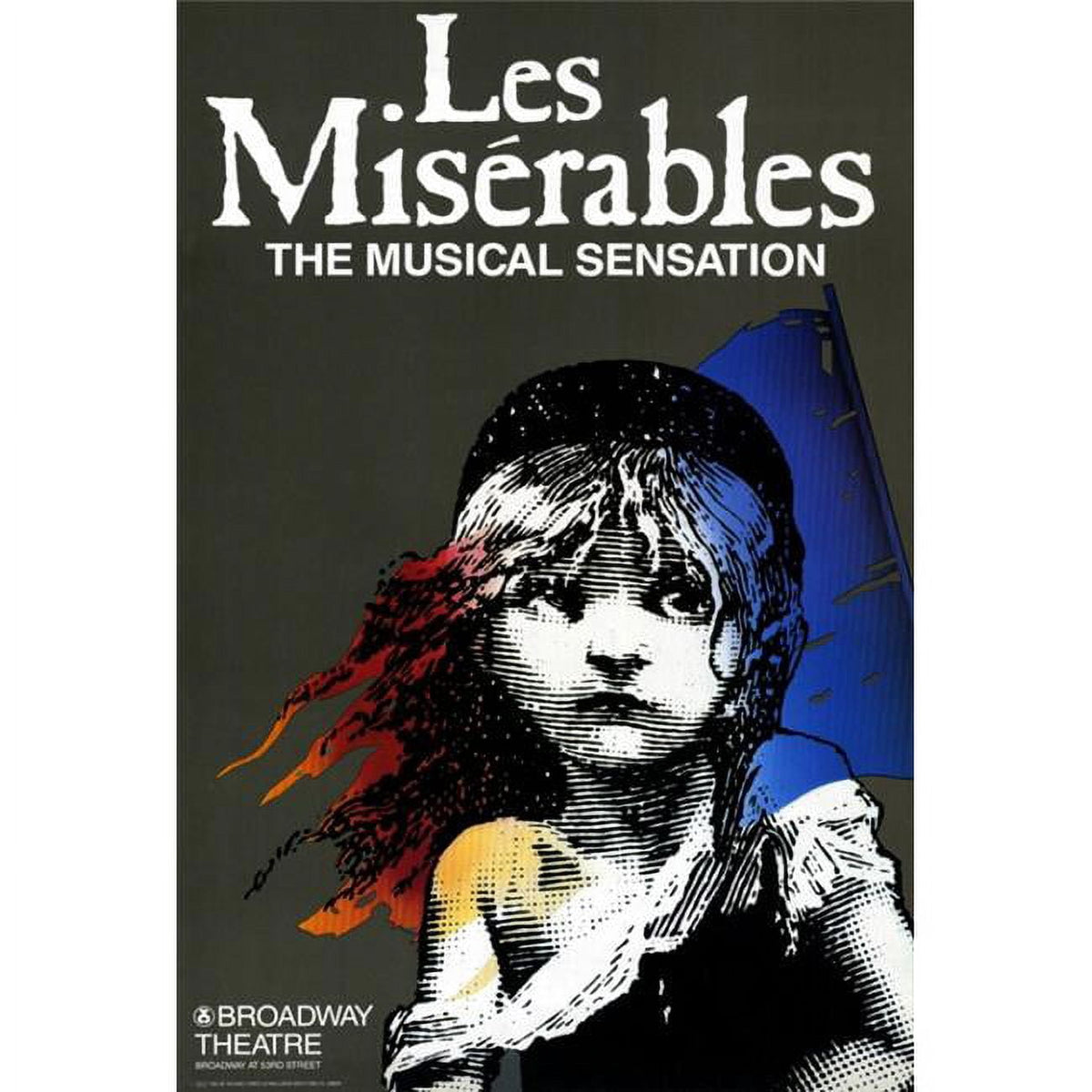 Les Miserables Broadway Movie Poster 11x17 print