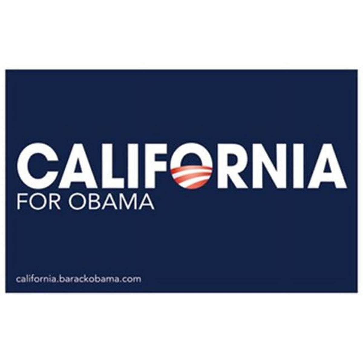 California for Obama Campaign Poster 17x11 inches
