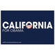 California for Obama Campaign Poster 17x11 inches