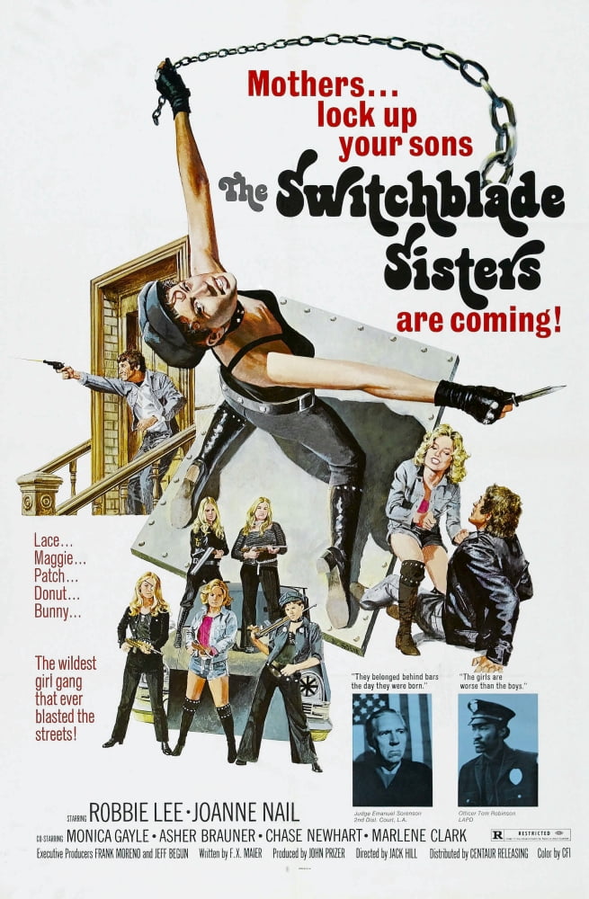 1975 Switchblade Sisters Movie Masterprint Poster 11x17