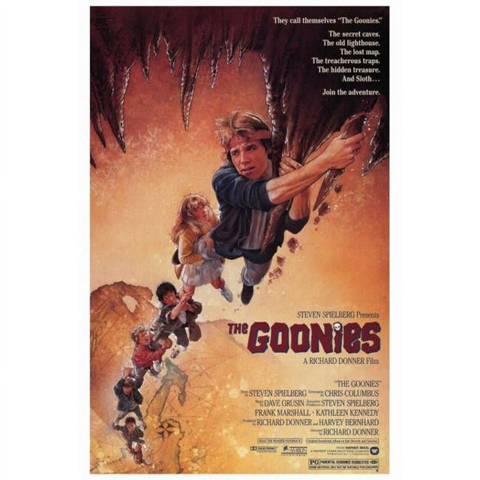 The Goonies Movie Poster Print 27x40 featuring adventure and nostalgia.