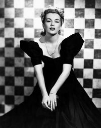 Mid-1940s photo print of Eva Gabor, vintage Hollywood decor.