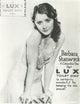 Barbara Stanwyck Lux advertisement photo print in multiple sizes.