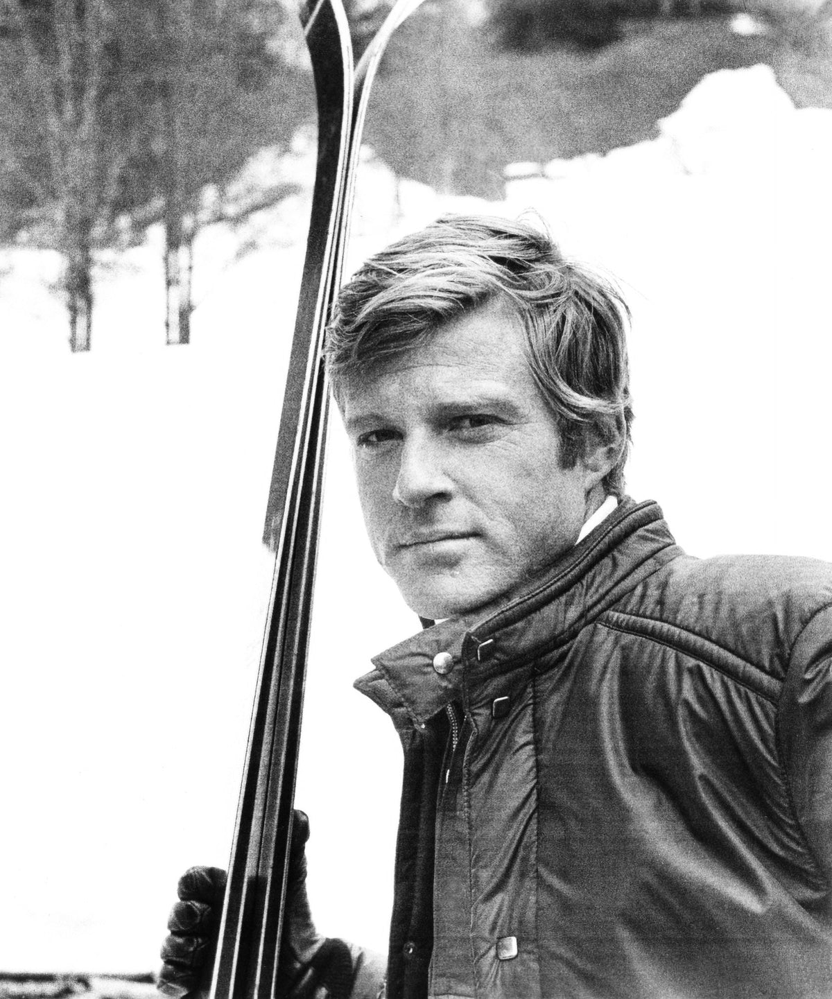 Downhill Racer movie poster print featuring Robert Redford from 1969.