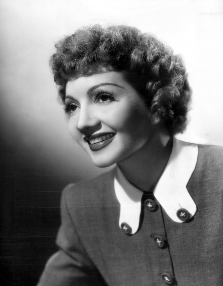 Claudette Colbert 1946 Portrait Photo Print on premium paper.