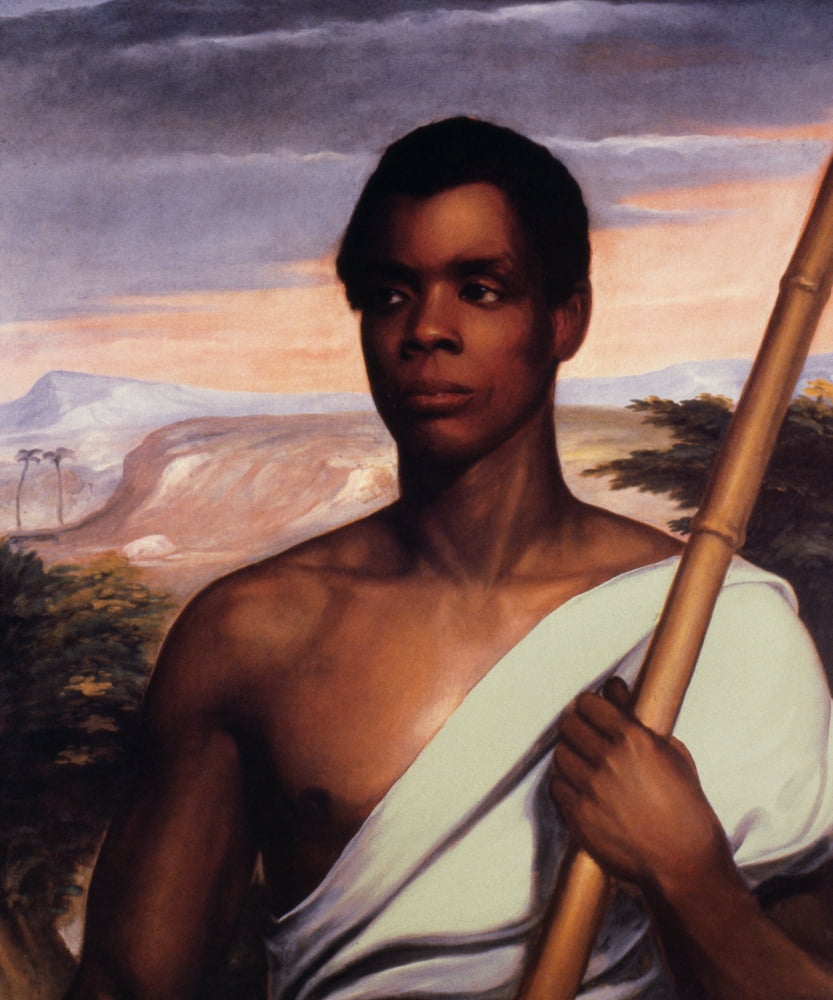 Joseph Cinque Amistad Slave Mutiny Poster Print by Nathaniel Jocelyn