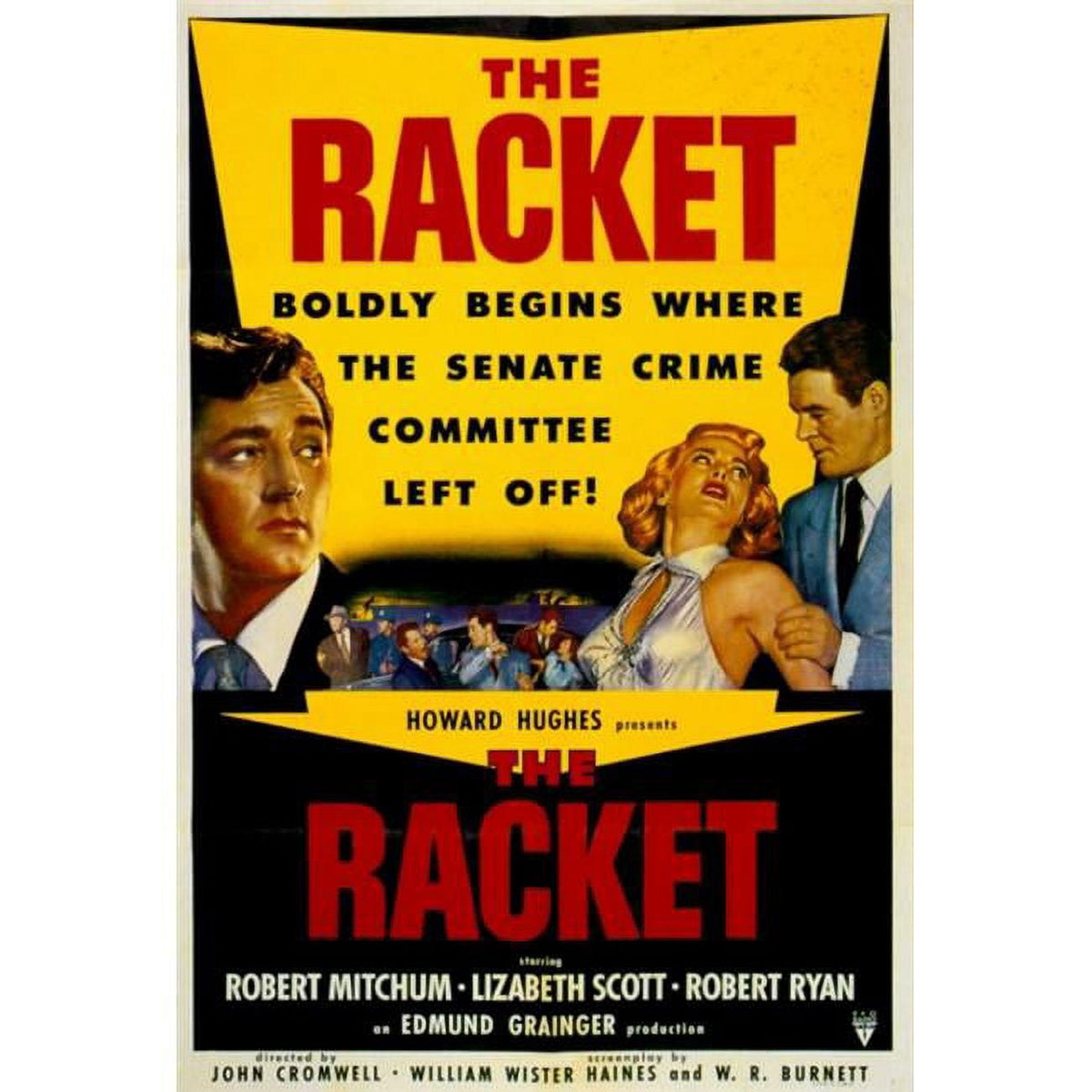 The Racket Movie Poster Print 27x40 - Classic film decor