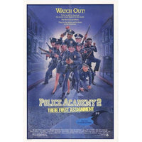 Police Academy 2: Their First Assignment movie poster print, 27x40 inches.