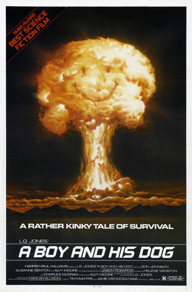 A Boy and His Dog movie poster masterprint from 1975, vibrant colors and nostalgic design.