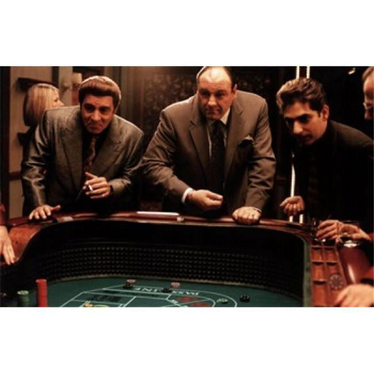 The Sopranos Movie Poster featuring iconic characters from the series in vibrant colors.