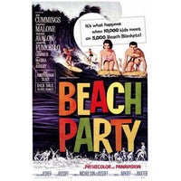 Beach Party Movie Poster Print showcasing summer fun and vibrant colors.