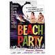 Beach Party Movie Poster Print showcasing summer fun and vibrant colors.
