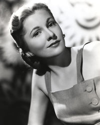 Joan Fontaine portrait photo print in tank top dress