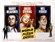 The World, The Flesh And The Devil movie poster featuring Harry Belafonte, Inger Stevens, and Mel Ferrer.