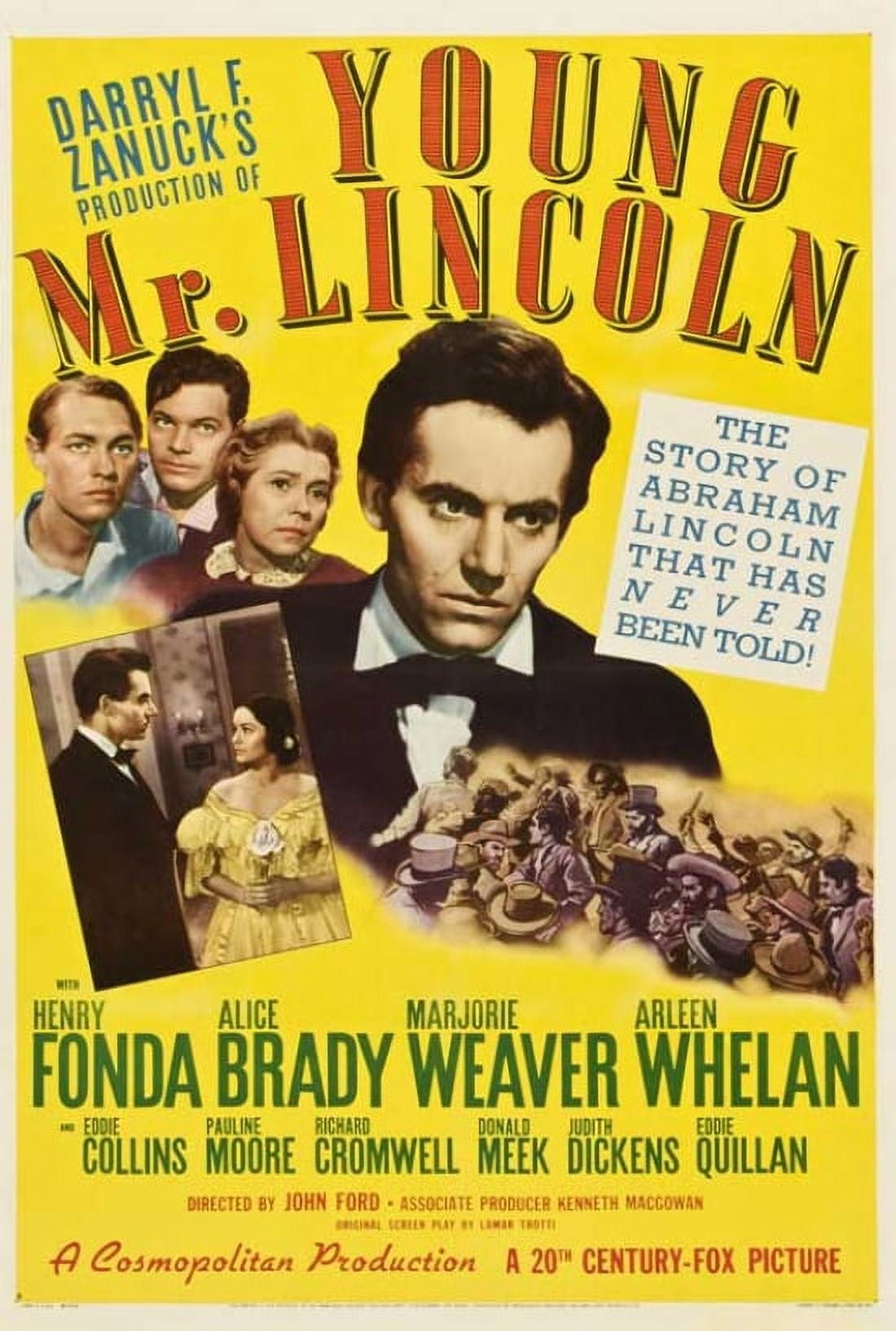 Young Mr. Lincoln Movie Poster 11x17 print