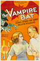 The Vampire Bat movie masterprint poster from 1933 featuring Fay Wray and Lionel Atwill.