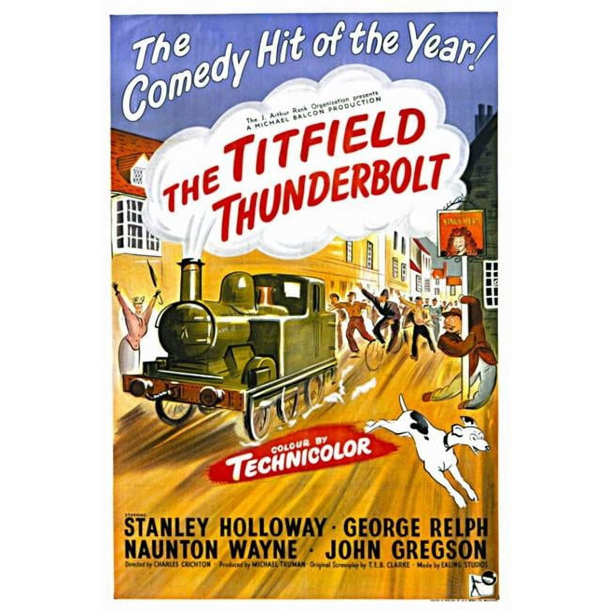 Titfield Thunderbolt Movie Poster Print 27x40 - Classic Film Art