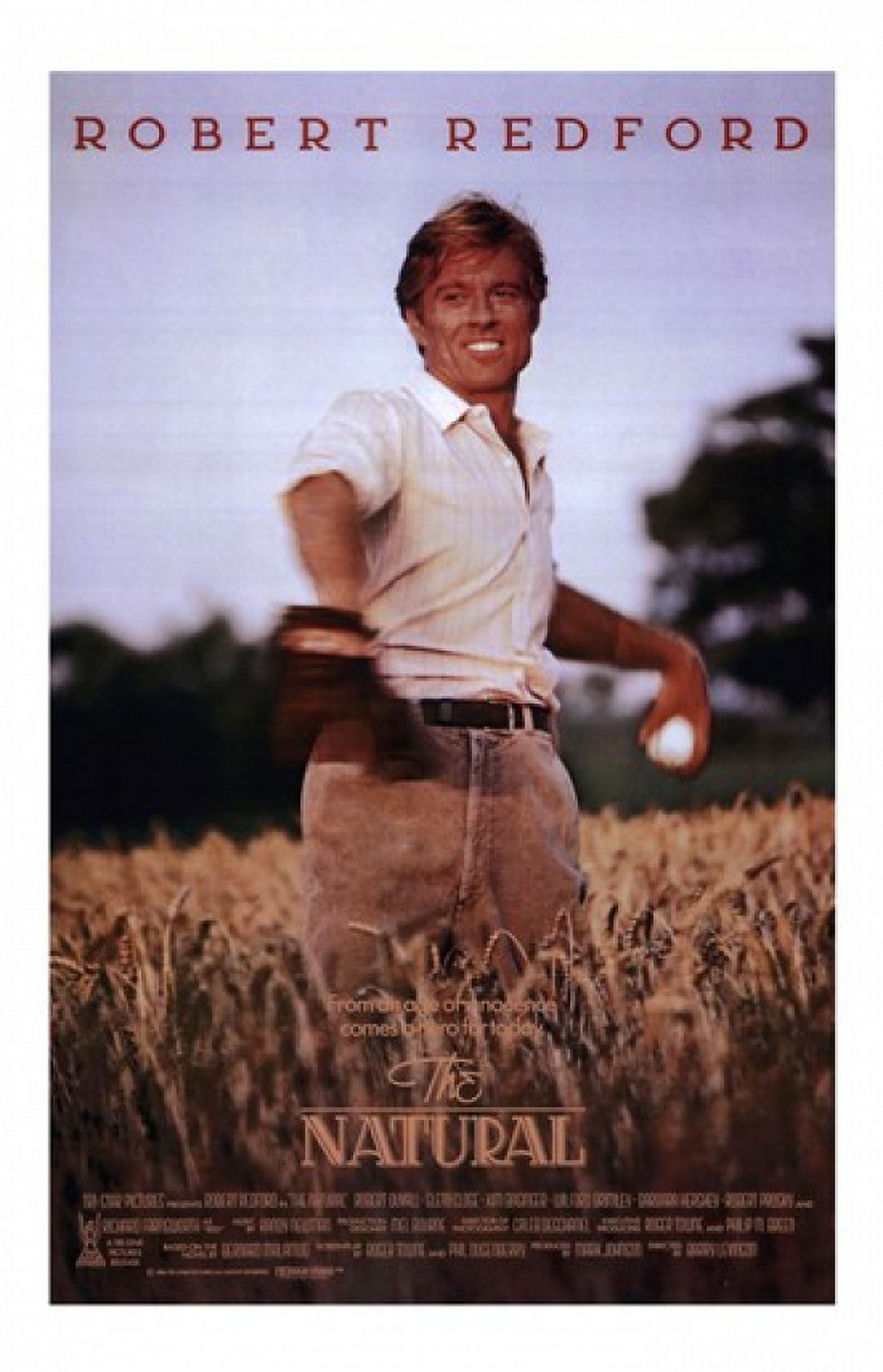 The Natural Movie Poster 11x17 print showcasing iconic baseball film.