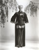 Janet Leigh wearing a corset and cape photo print, classic cinema art.