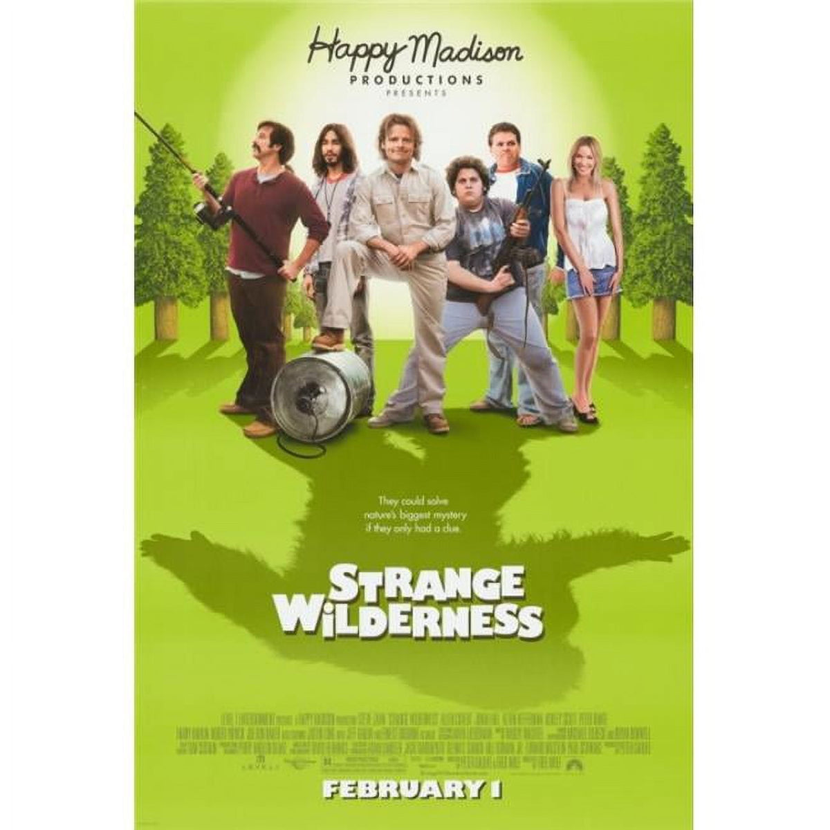 Strange Wilderness Movie Poster Print 27x40 showcasing vibrant comedy artwork