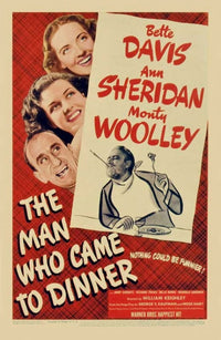 The Man Who Came to Dinner movie poster in 11x17 size.