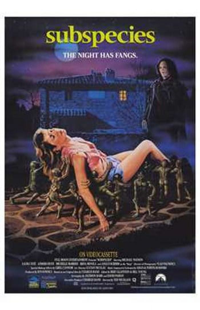 Subspecies Movie Poster in 11x17 size, perfect for horror enthusiasts.