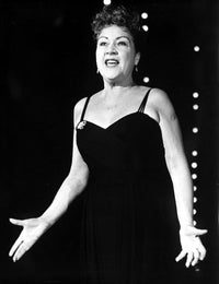 Candid photo print of Ethel Merman, Broadway legend.