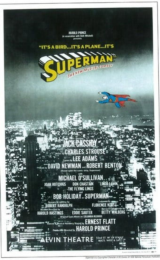 Superman Broadway Movie Poster 11x17 - Iconic Theater Art
