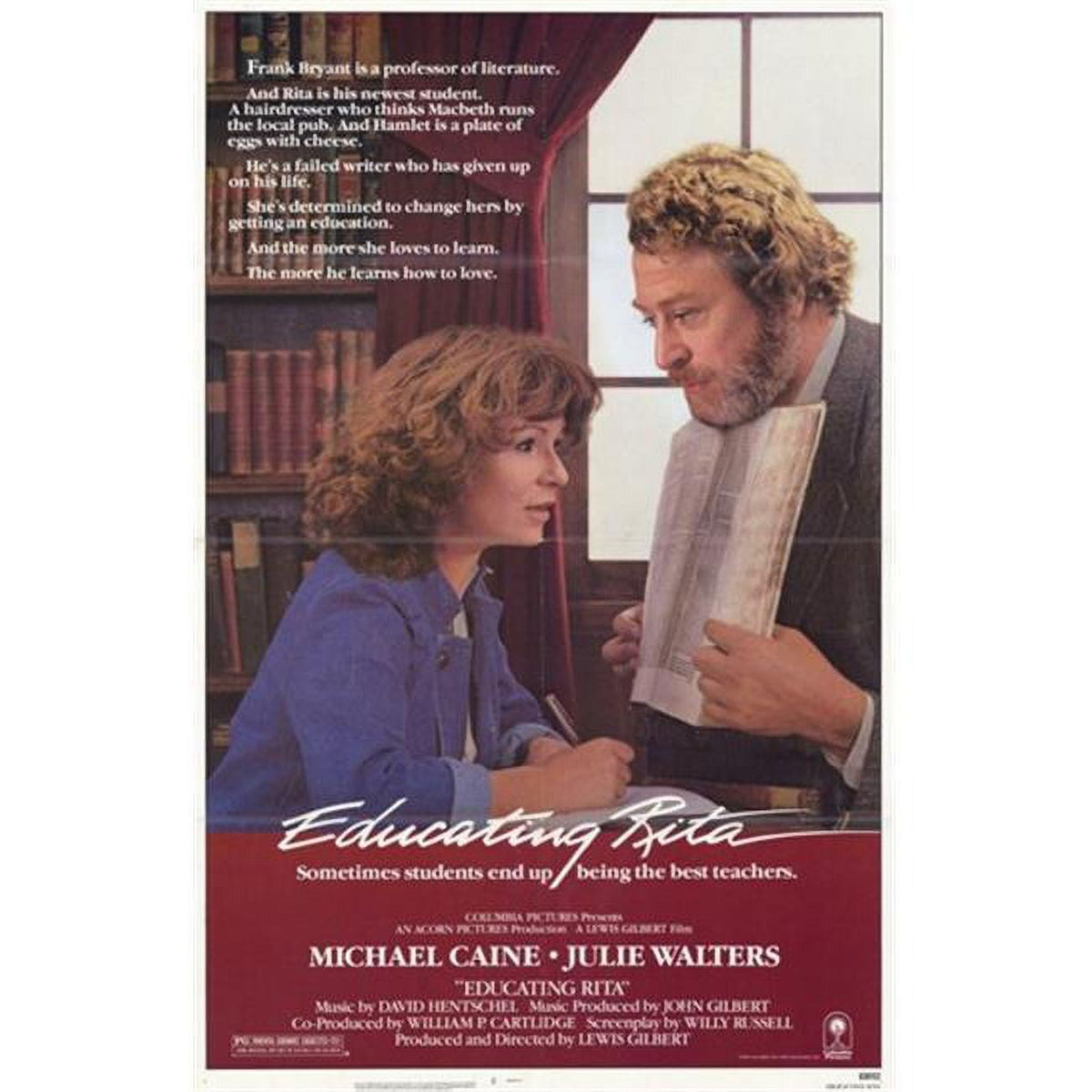 Educating Rita Movie Poster 11x17 print showcasing vibrant colors.