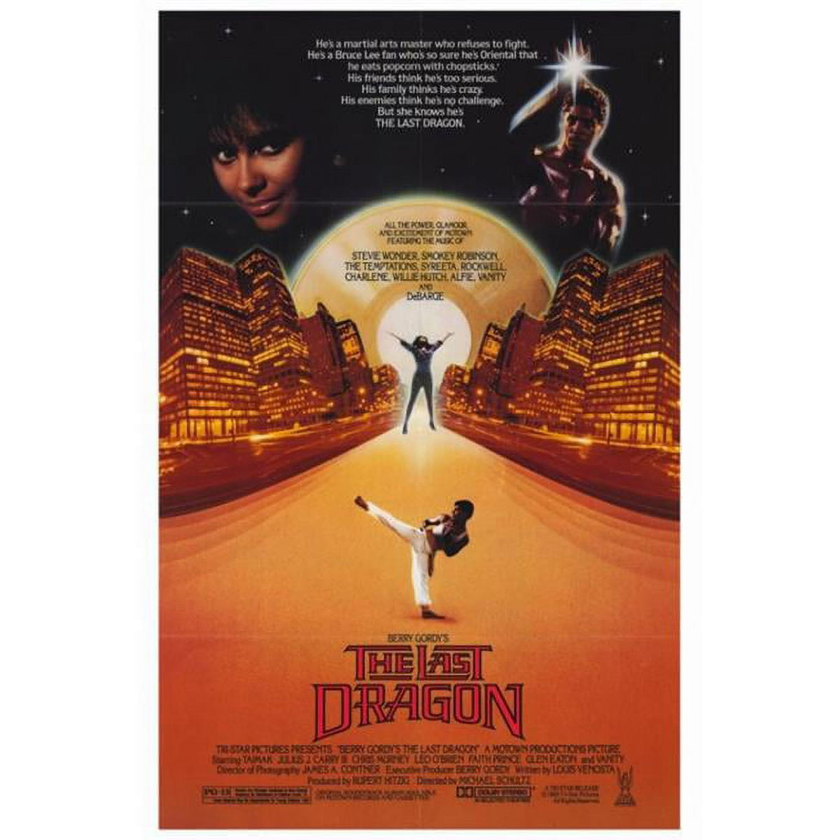 The Last Dragon movie poster print - vibrant 27x40 design