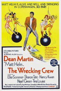 The Wrecking Crew movie poster print featuring Dean Martin, 1969.