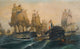 The Battle of Trafalgar art print by Constantinos Volanakis