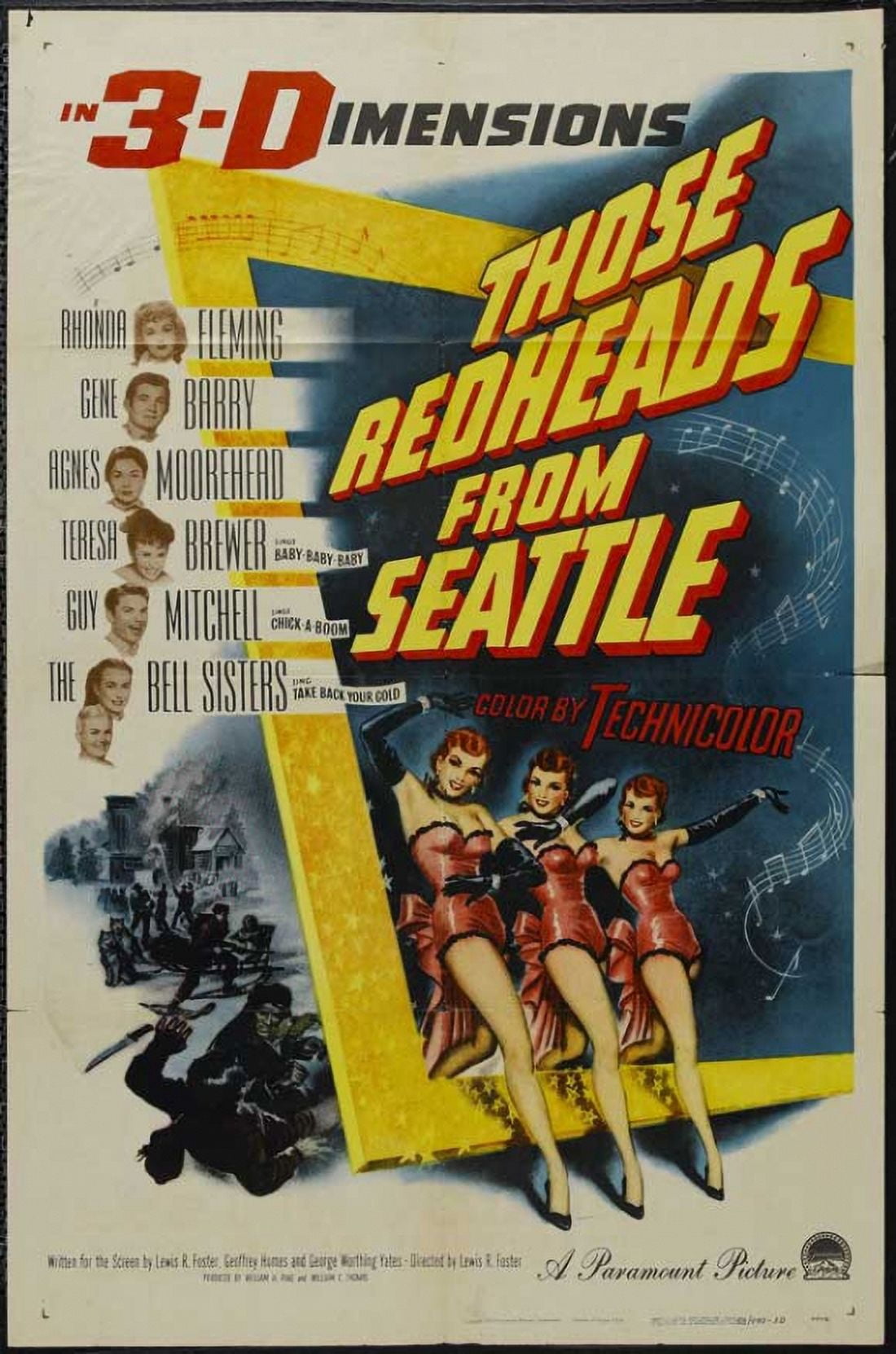 Those Redheads from Seattle Movie Poster 11x17 print.