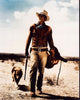 John Wayne with Dog in Hondo Photo Print - Classic Cinema Art