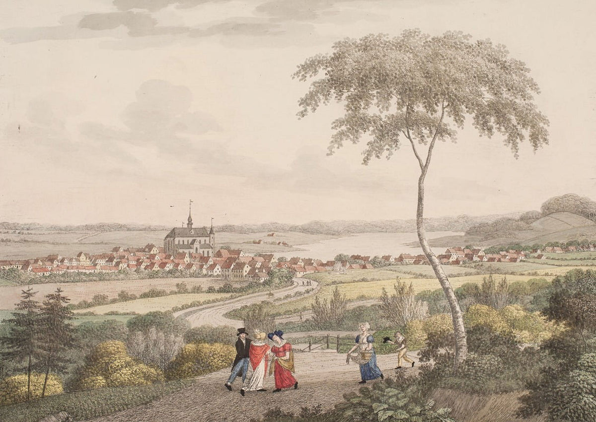 Haderslev (1822-1823) art print by Søren L. Lange