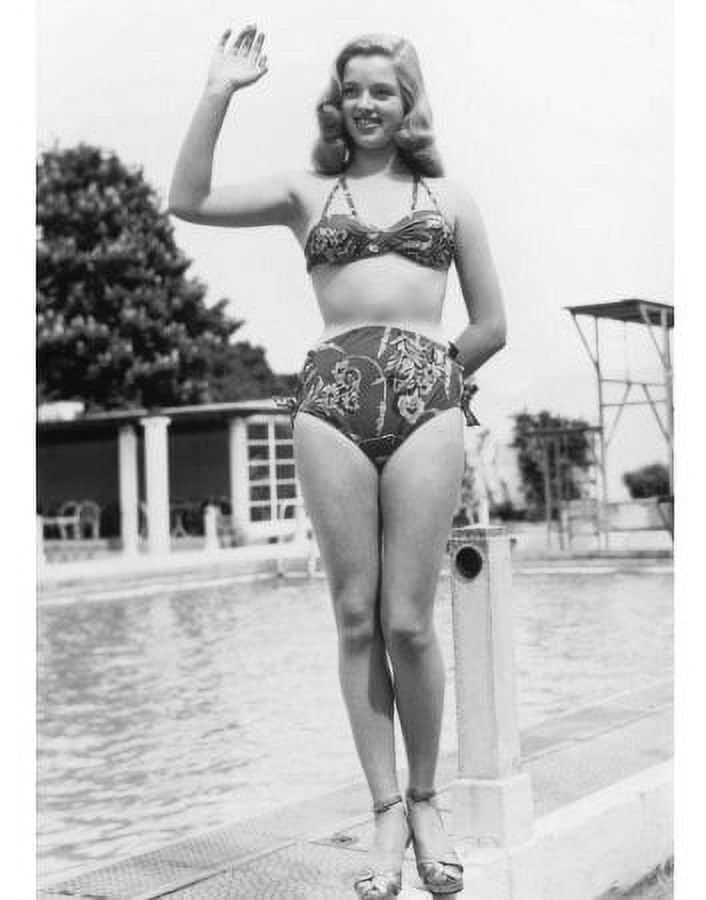 Diana Dors Bikini Full Length Pinup Photo Print