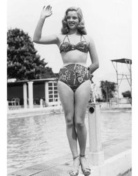 Diana Dors Bikini Full Length Pinup Photo Print