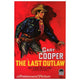 The Last Outlaw Movie Poster Print 27x40 featuring iconic film imagery.