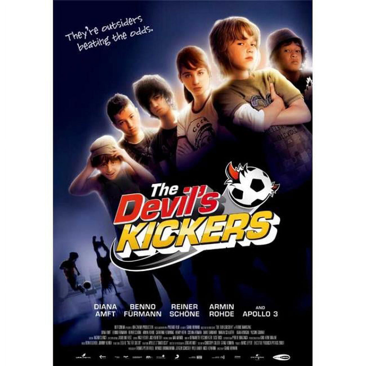 Devil's Kickers Movie Poster Print featuring vibrant colors and dynamic design.