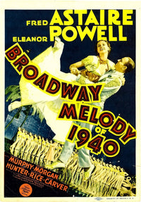 Broadway Melody movie masterprint featuring Eleanor Powell and Fred Astaire