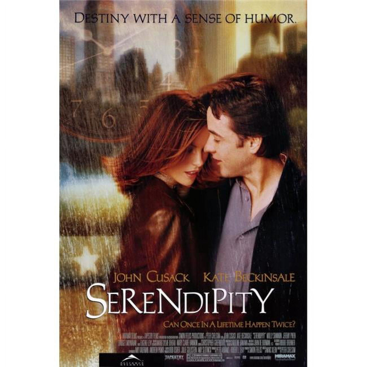 Serendipity Movie Poster Print 27x40 - Enchanting film artwork