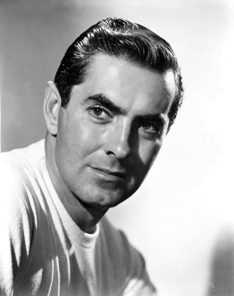 Tyrone Power classic photo print, available in multiple sizes.