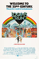 Logan's Run movie masterprint poster featuring Michael York and Jenny Agutter, 11x17 size.